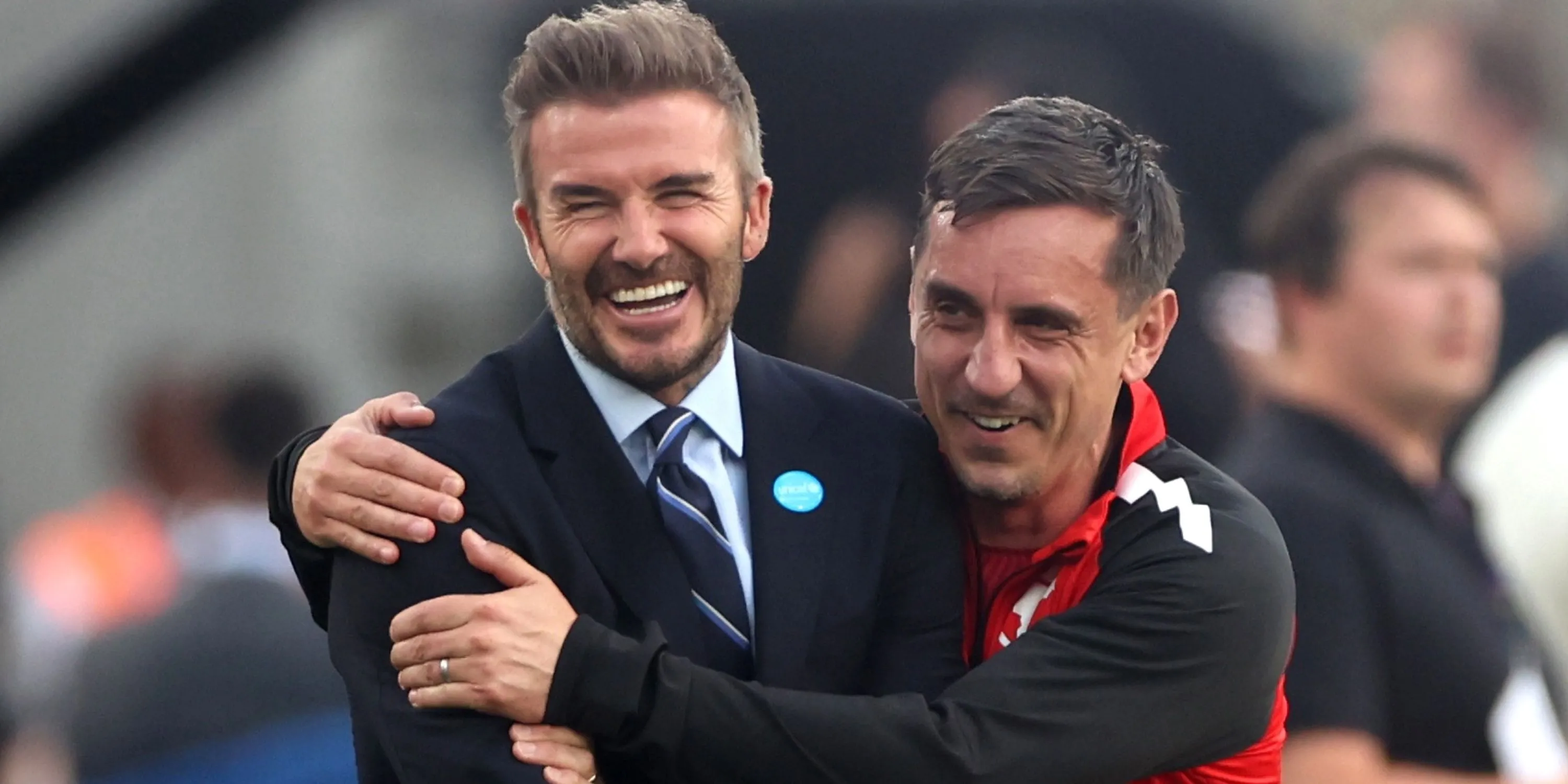 Biểu tượng Manchester United David Beckham và Gary Neville
