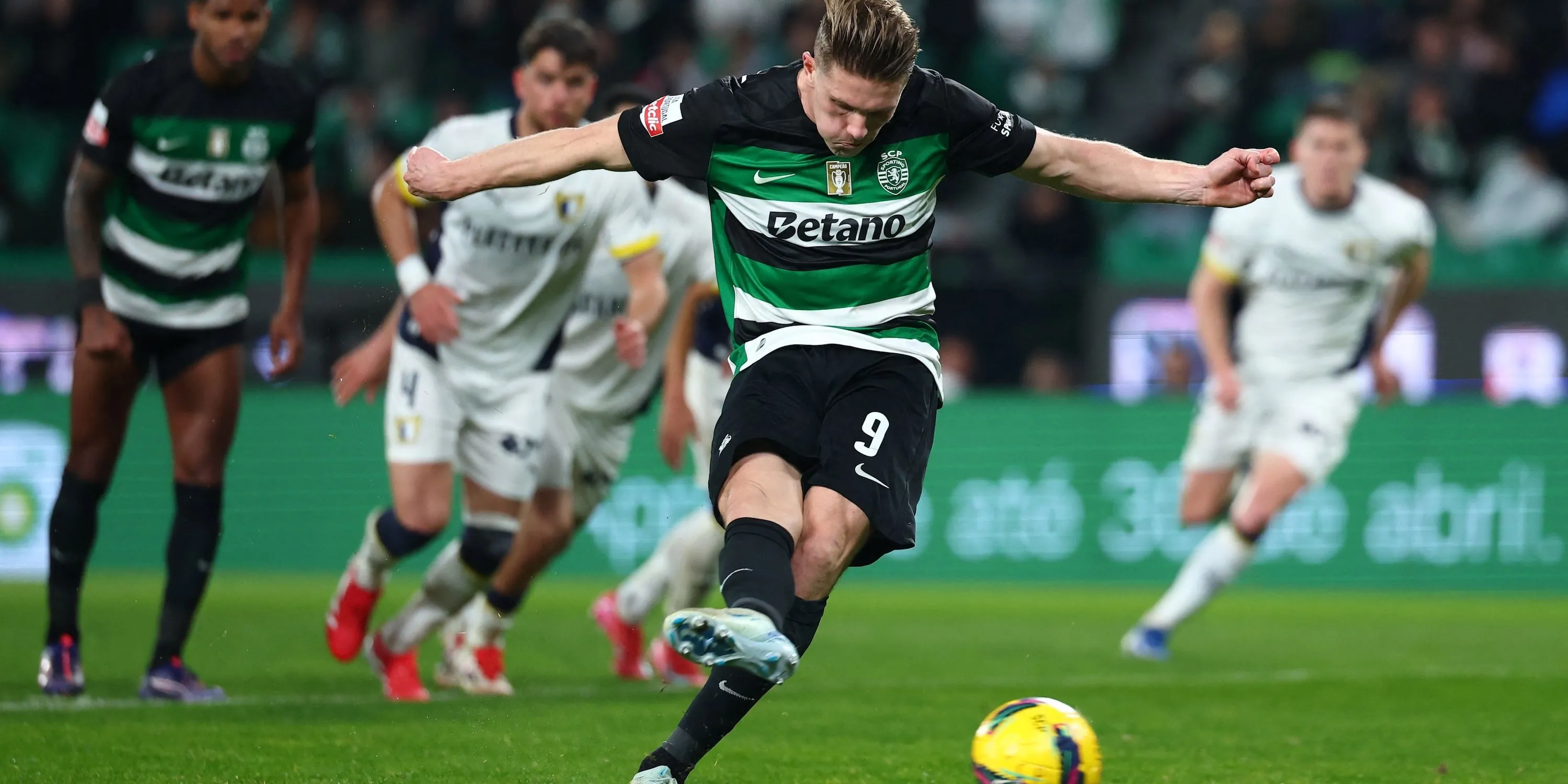 Bản đồ nhiệt cho thấy khu vực hoạt động của Viktor Gyokeres tại Sporting CP