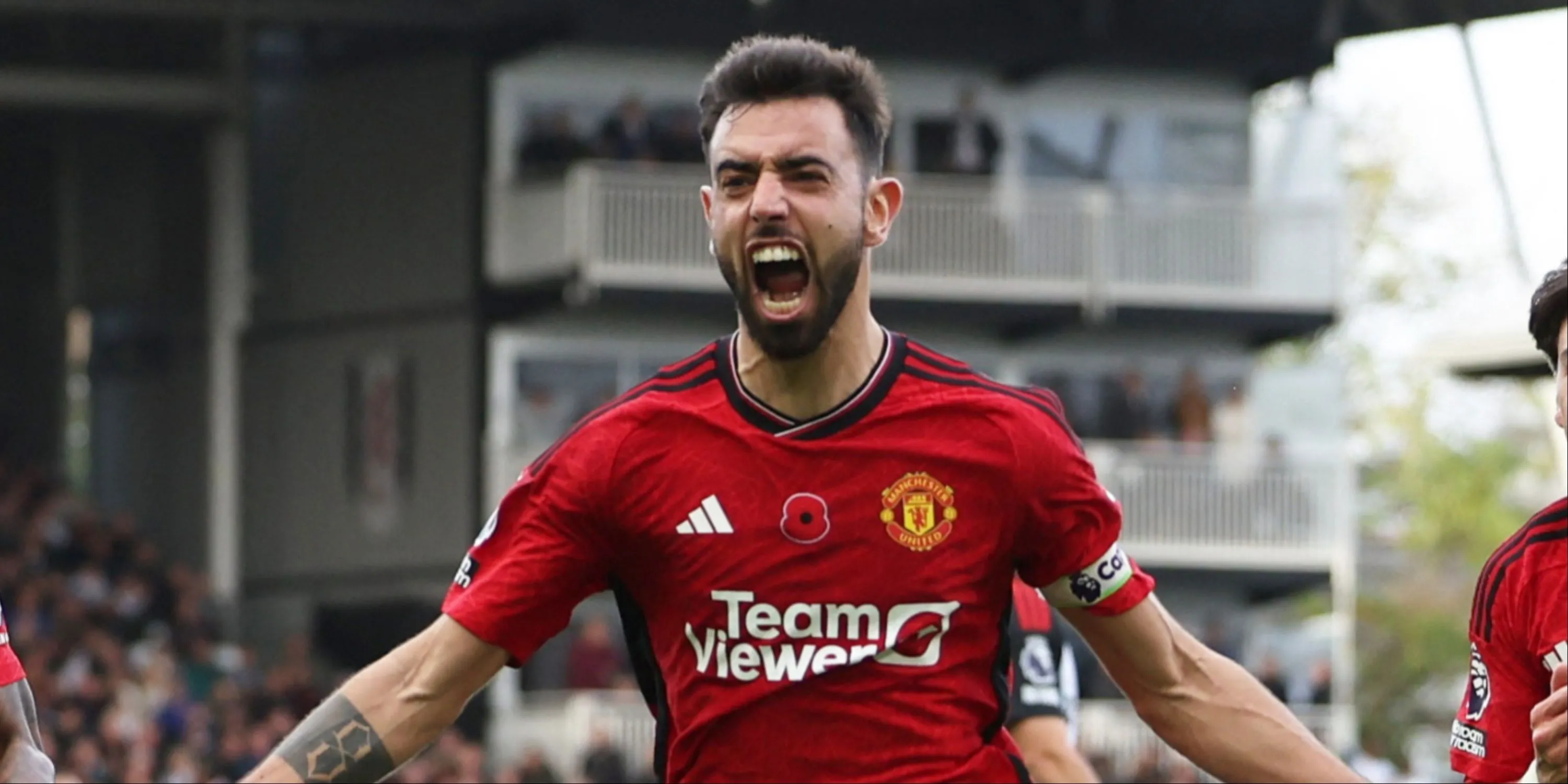 Bruno Fernandes ăn mừng bàn thắng, tiền vệ chủ chốt của Manchester United