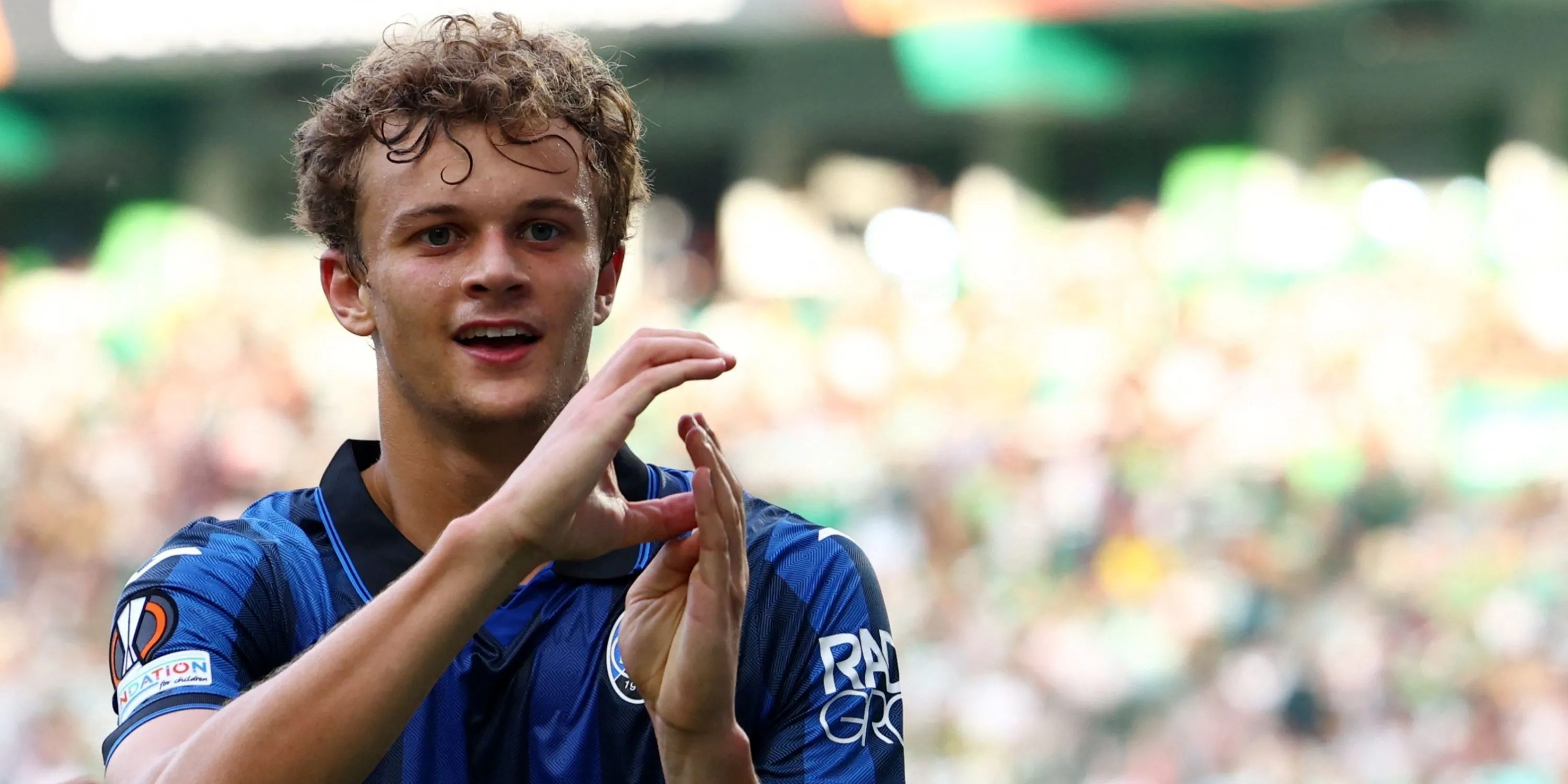 Giorgio Scalvini, trung vệ tài năng của Atalanta được Newcastle quan tâm.