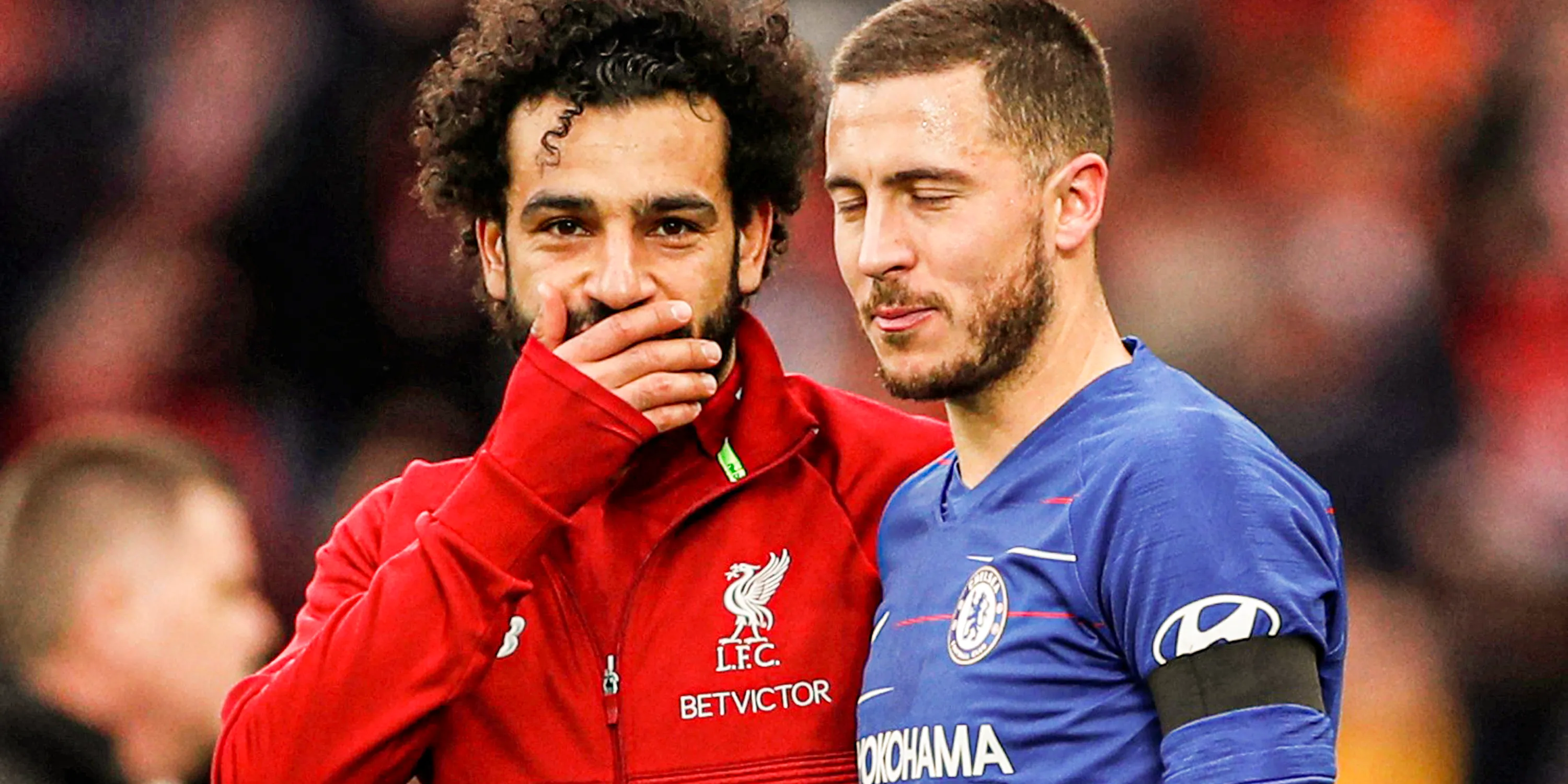 Mohamed Salah và Eden Hazard trong màu áo Chelsea, gợi nhớ ký ức Premier League