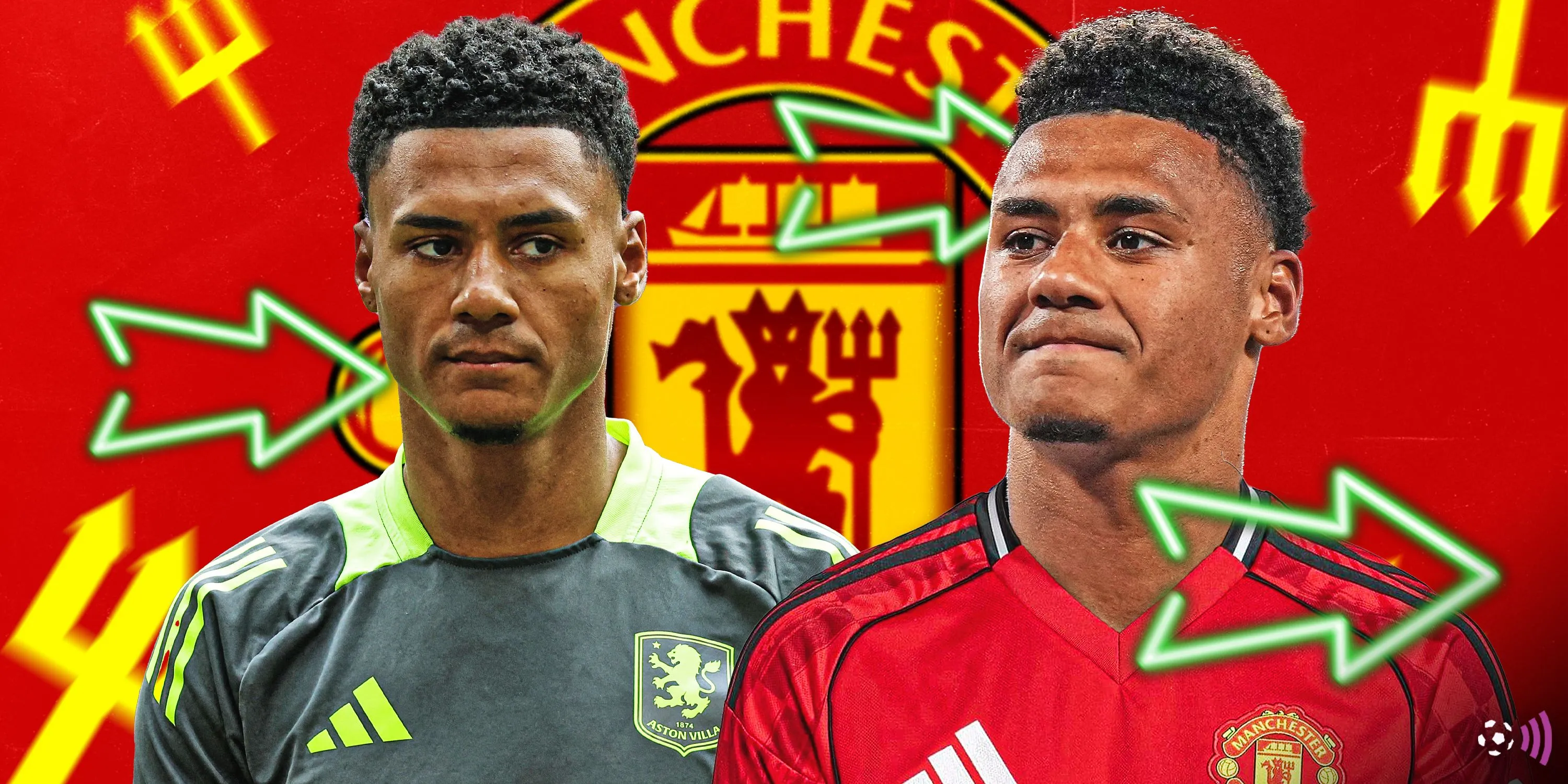 Tiền đạo chủ lực Ollie Watkins của Aston Villa, cầu thủ được đồn đoán có thể ra đi để giúp CLB cân bằng tài chính.