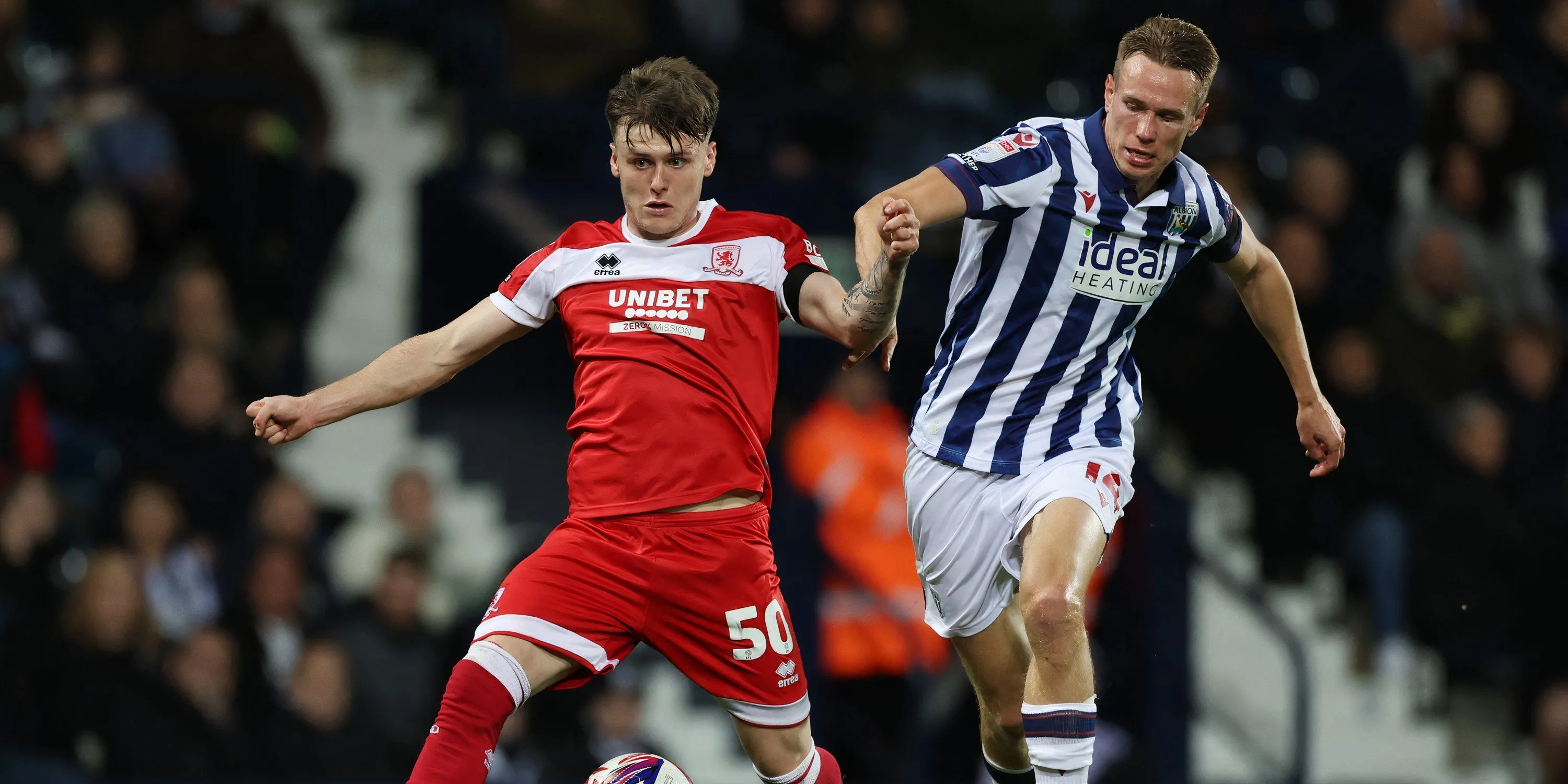 Tiền đạo trẻ Ben Doak trong màu áo CLB Middlesbrough.