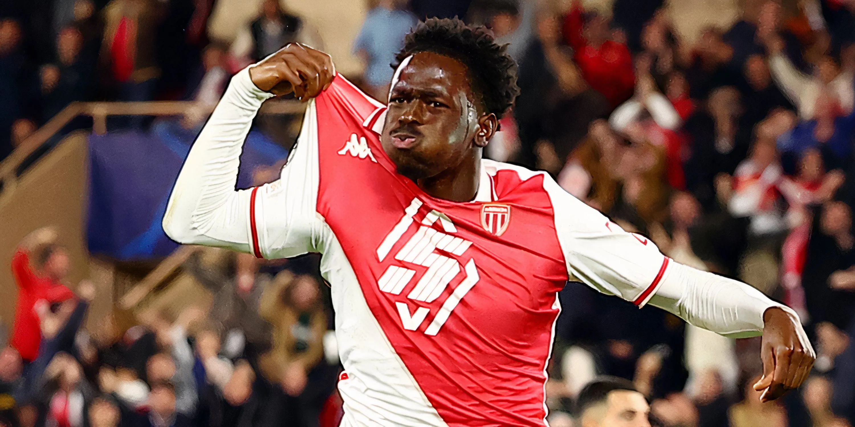 Cầu thủ Soungoutou Magassa trong màu áo AS Monaco