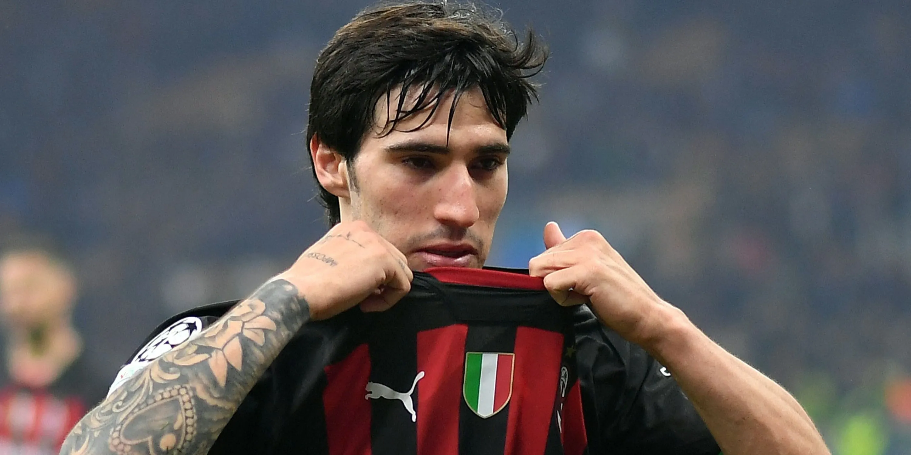 Sandro Tonali trong màu áo AC Milan tại Serie A