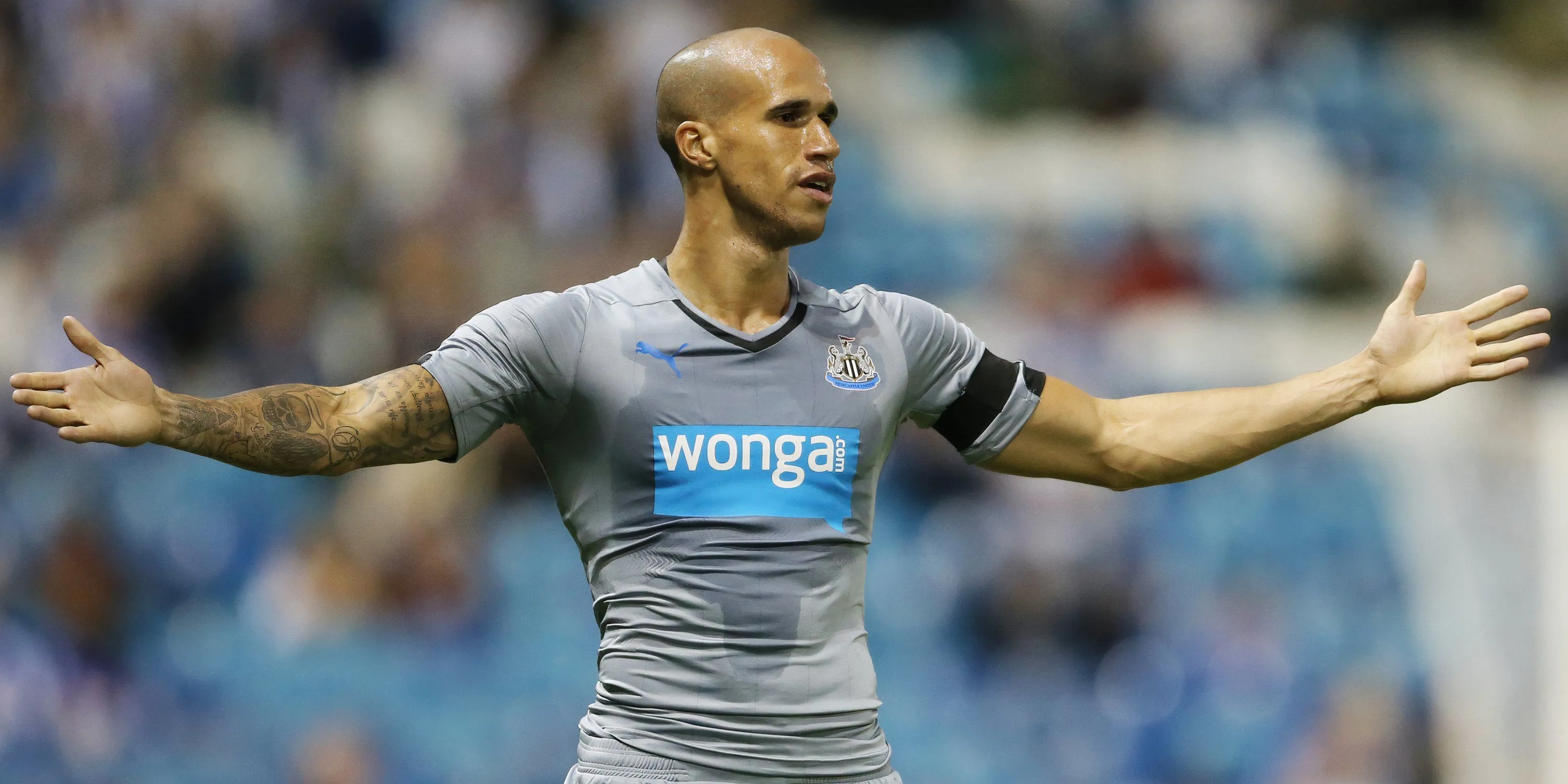 Gabriel Obertan khi còn chơi cho Newcastle United, một biểu tượng của thất bại tại Tyneside