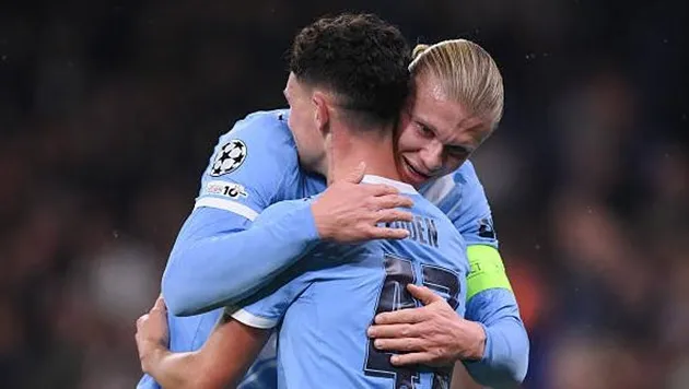 Phil Foden gây ấn tượng bên cạnh Erling Haaland trong chiến thắng tuyệt đối